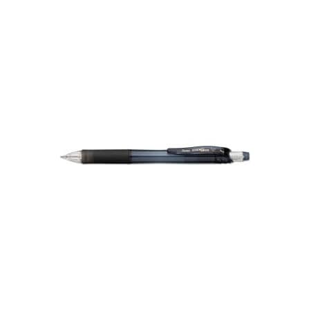 Pentel EnerGize-X Mechanical Pencil, 0.7 mm, HB #2.5, Black Lead, Black Barrel, Dozen PL107A